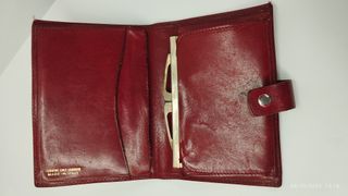 Cartera Billetera y monedero Piel Vintage Antigua