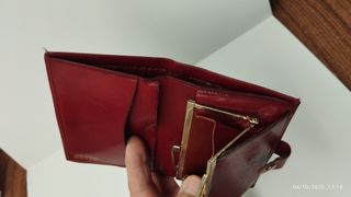 Cartera Billetera y monedero Piel Vintage Antigua