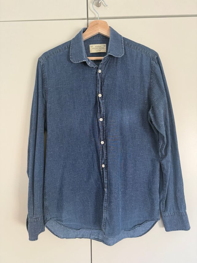 Camisa Lander Urquijo puntos azul