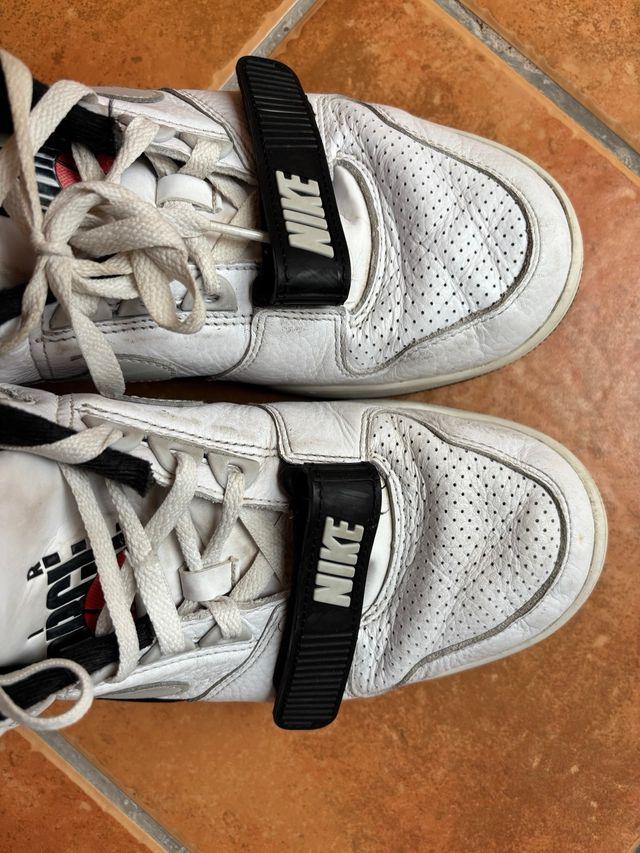 Zapatillas Nike Air Force Piel Blancas