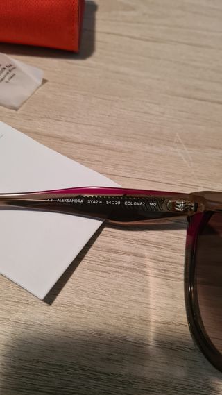 Gafas de sol Yalea marrones y rosas
