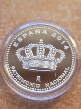 Moneda 5€ Plata Palacio Real Madrid 2014Patrimonio