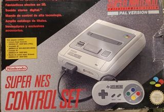Super Nintendo Control Set Caja Original