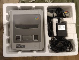 Super Nintendo Control Set Caja Original