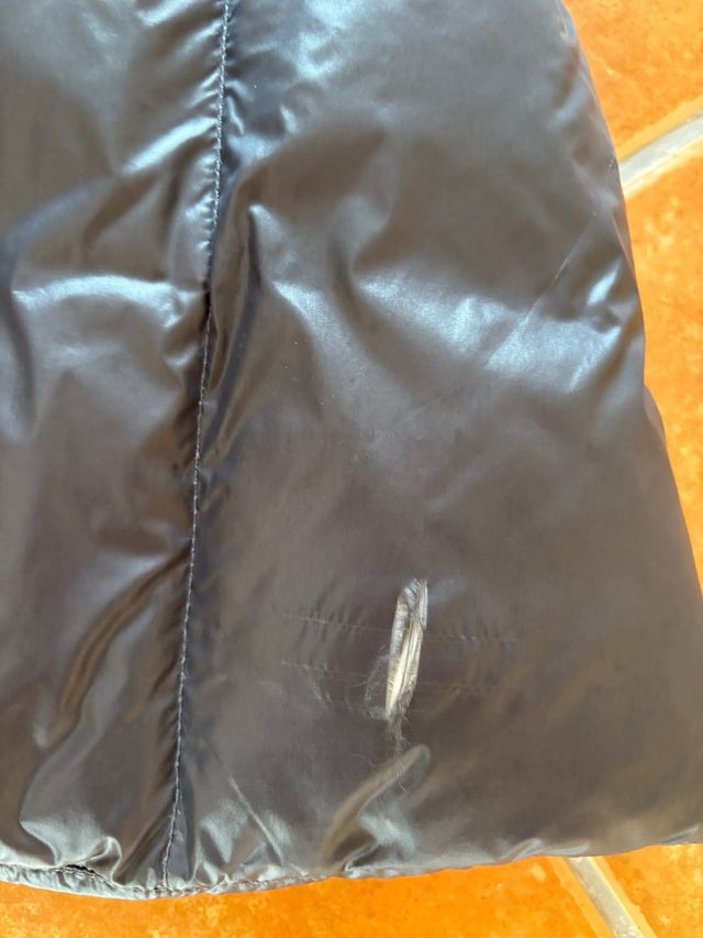 Plumífero Armani Jeans Mujer Gris Plomo