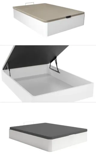 Canapé 135x190cm Blanco/Beige