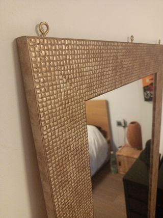 Espejo Tarraco champagne madera
