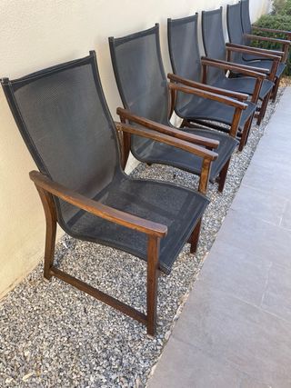6 Sillas de exterior El Corte Inglés