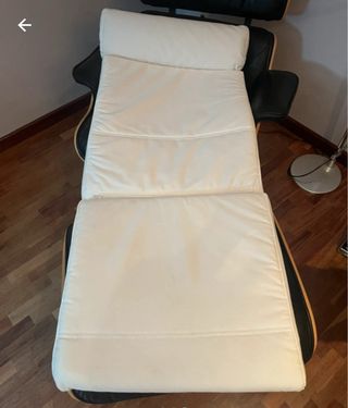 Butaca Poäng Ikea Blanca Madera