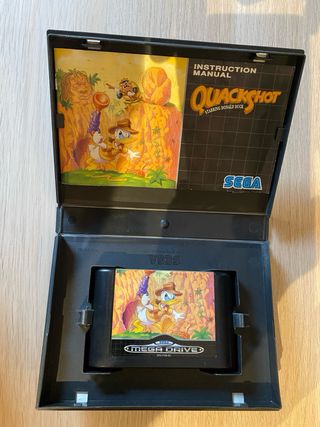 Quackshot Mega Drive con Paperino