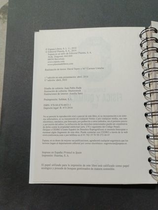 Ejercicios física y química para la ESO