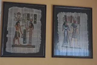 Cuadros decorativos de papiro egipcio