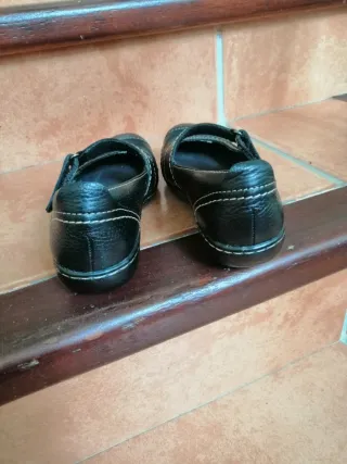 Zapatos Clarks Negros Mujer
