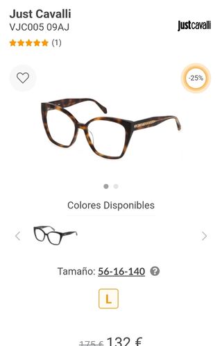 Gafas de vista Just Cavalli VJC005 09AJ