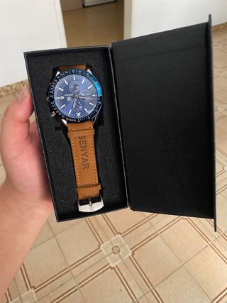 Reloj Benyar Azul y Marrón