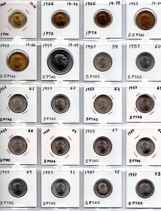  Completísima Colección Monedas Estado Español
