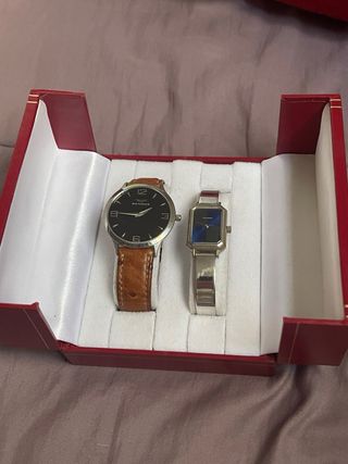 Confezione da 2 orologi Sandoz per donna e uomo