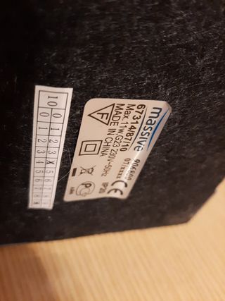 Lámpara Escritorio Metálica Negra y Plateada
