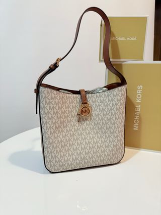 Bolso Michael Kors Beige y Marrón