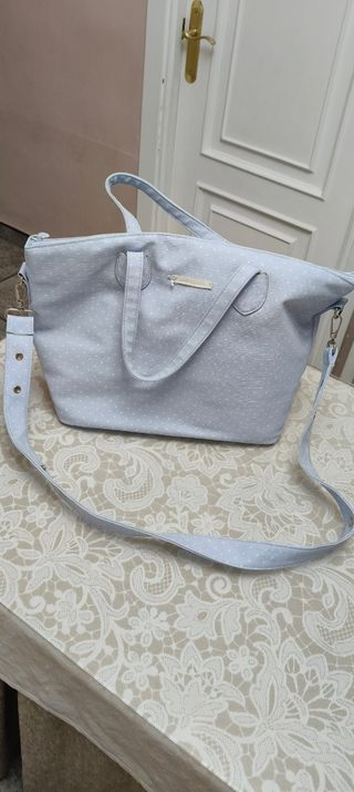 Bolso Maternidad/Cochecito Polipiel Lunares