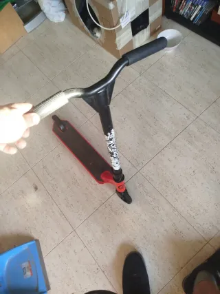 Patinete Scooter Rojo y Negro