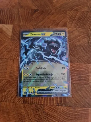 Carta Pokémon Zekrom EX español