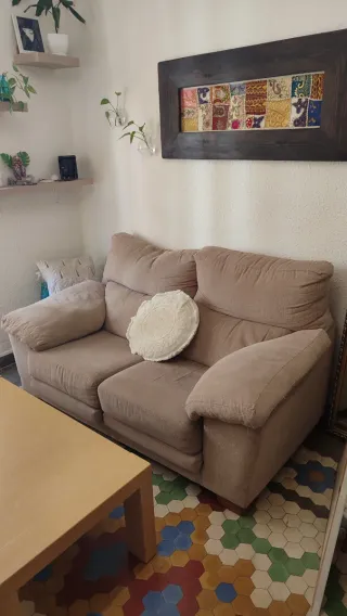 Sofá de 2 plazas extensible