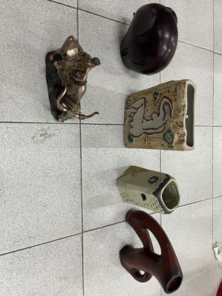 Figuras decorativas estilo azteca