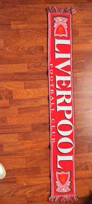Bufanda Liverpool FC Roja y Blanca