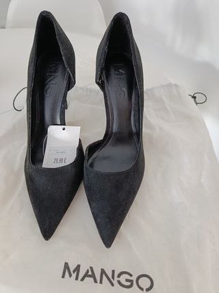 Zapatos de tacón Mango negros