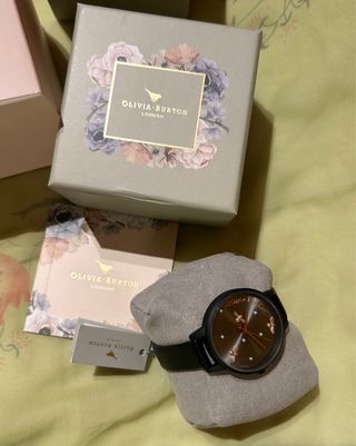 Reloj Olivia Burton Mujer Analógico Cuarzo Marrón 