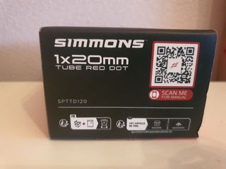 Visor Red Dot Simmons 1x20mm