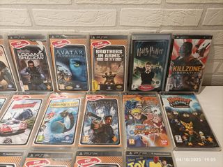 Lote de 26 juegos PSP completos con su librillo.