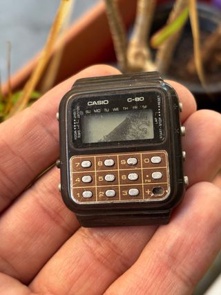Lotto di orologi con calcolatrice Casio C80/C70