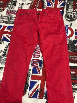 Pantalón Chino Rojo Tommy Hilfiger Niña