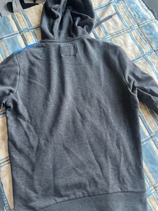 Sudadera con capucha y bloques de color