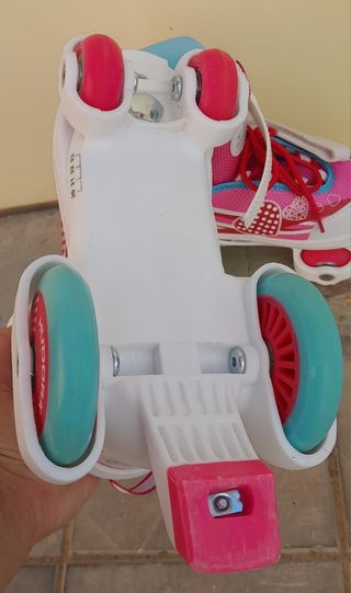 Patines HUDORA extensibles niña como nuevos