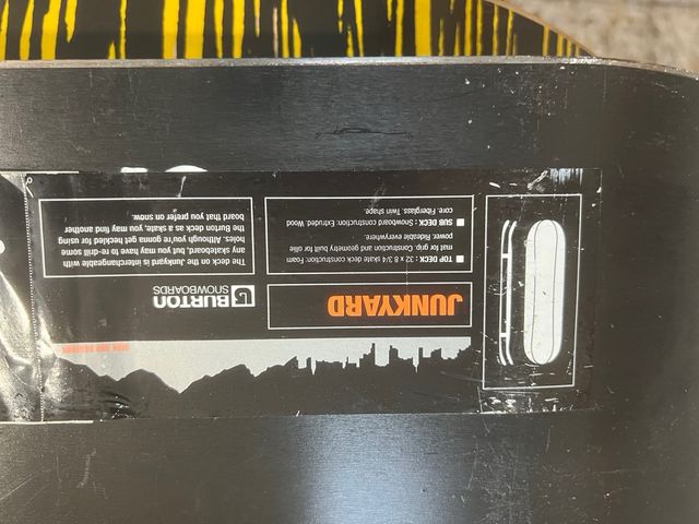 Burton Junkyard Snowboard nueva