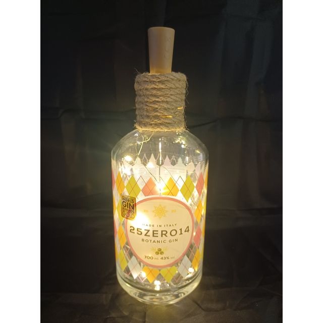 Lanterna Decorativa 25ZERO14 Vetro Juta