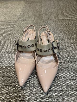 Zapatos Miu Miu Slingback Rosa