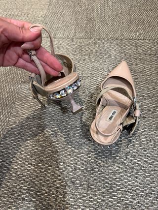 Zapatos Miu Miu Slingback Rosa