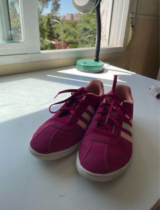 Adidas Zapatillas Rosa y Blanco