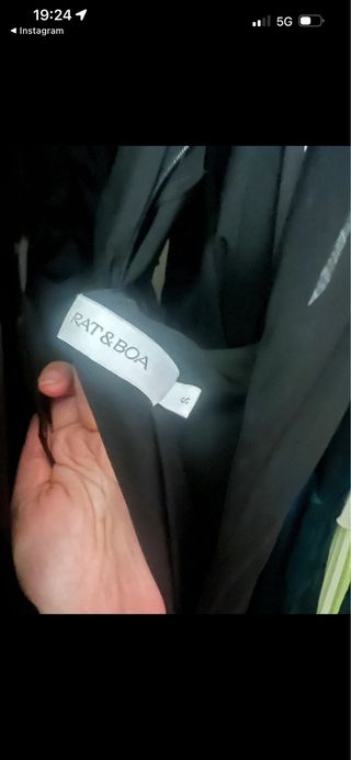 Vestido negro Rat&Boa