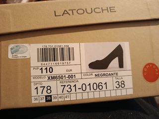 Zapatos de tacón negros Latouche
