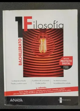 Filosofía 1 bach Anaya 