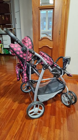 Carro doble para muñecas Juguetes