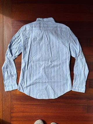 Camisa de rayas azul de Gant