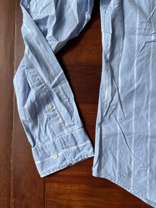 Camisa de rayas azul de Gant