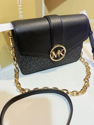 Bolso Michael Kors Negro y Dorado