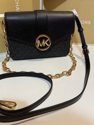 Bolso Michael Kors Negro y Dorado
